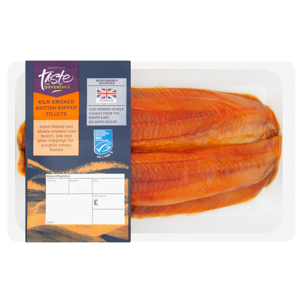 Sainsbury's MSC Kipper Fillets, Taste the Difference (Approx. 245g)