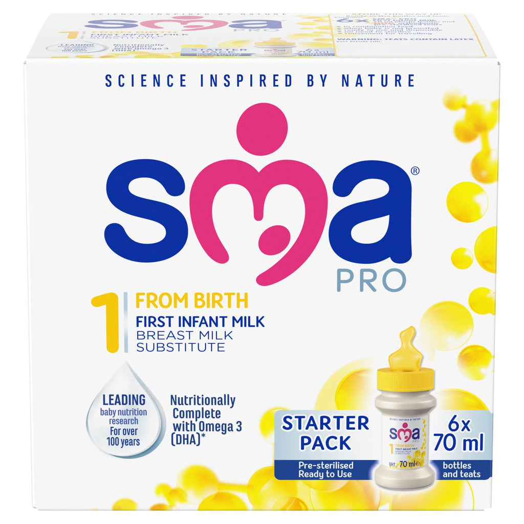 SMA PRO First Infant Milk From Birth Starter Pack 6x70ml