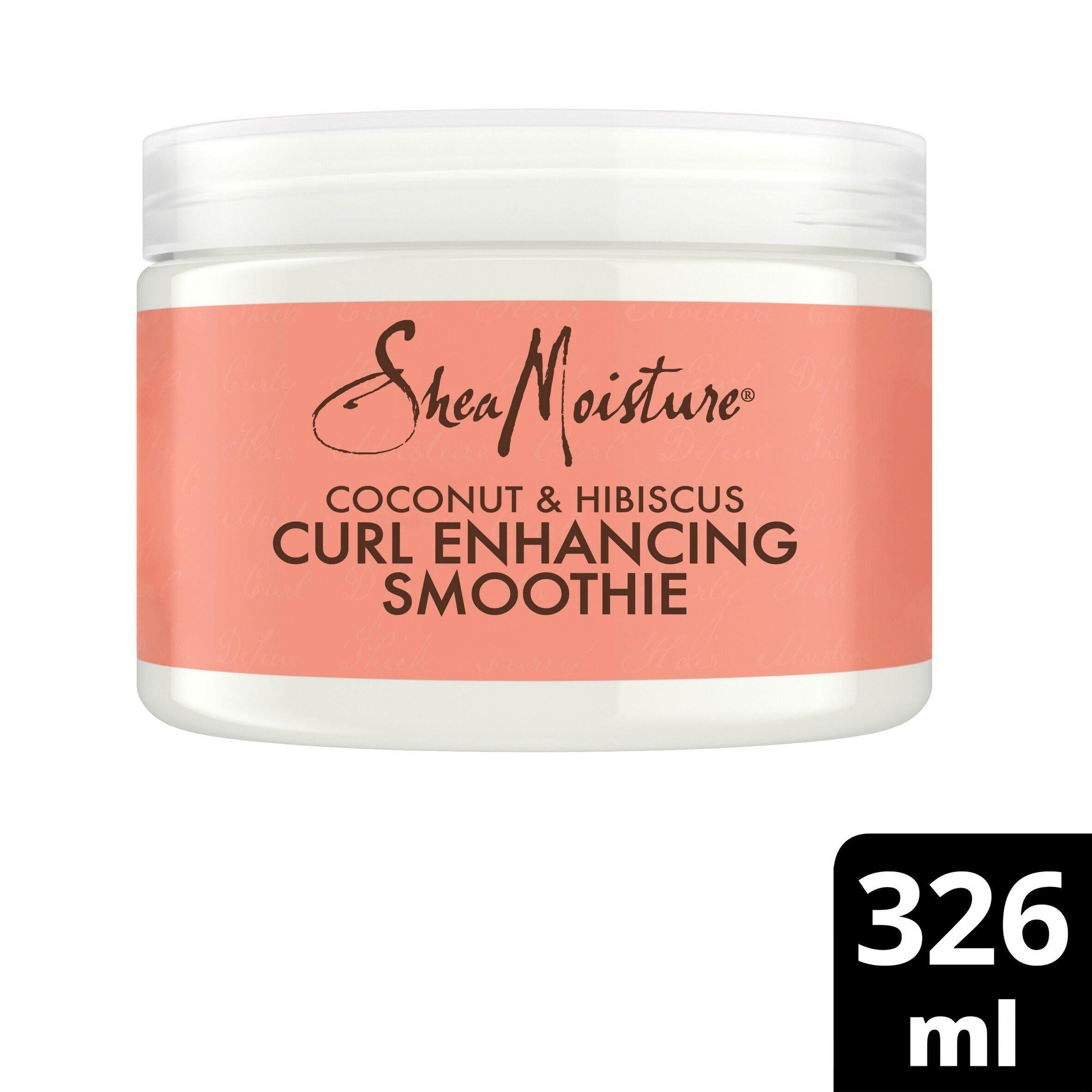 Sheamoisture Coconut & Hibiscus Curl Enhancing Smoothie Hair Styling Cream 326ml GOODS Sainsburys   