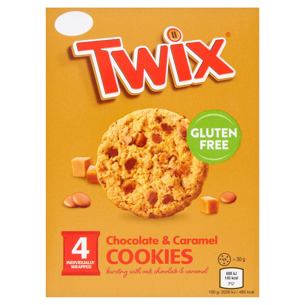 Twix Chocolate & Caramel Cookies 4 x 30g