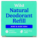 Wild Mint & Aloe Vera Natural Deodorant Refill 40g GOODS Sainsburys   