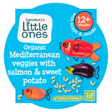 Sainsbury's Little Ones Organic Mediterranean Veggies with Salmon & Sweet Potato 12+ Months 200g GOODS Sainsburys   