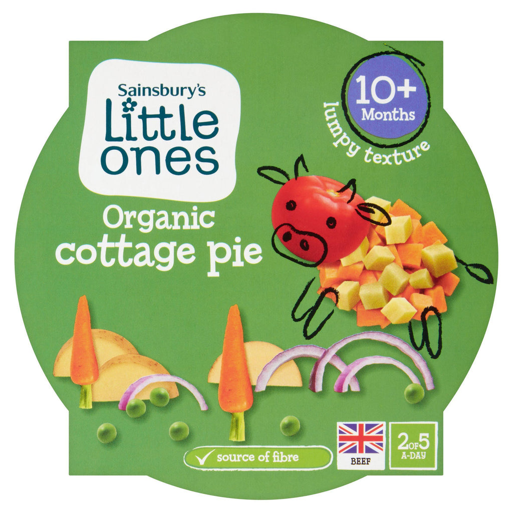 Sainsbury's Little Ones Organic Cottage Pie 10+ Months 190g