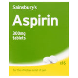 Sainsbury's Aspirin, Tablets x16 GOODS Sainsburys   