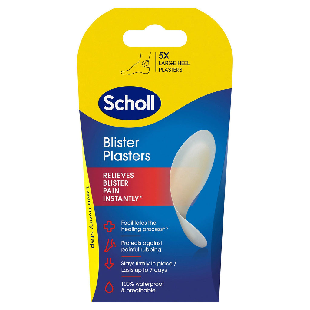 Scholl Large Heel Blister Plasters x5