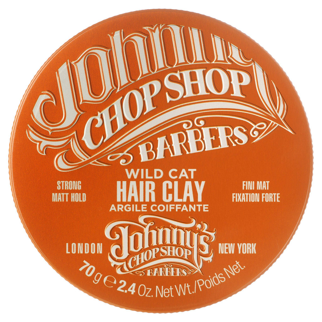 Johnny's Chop Shop Barbers Wild Cat Hair Clay 70g