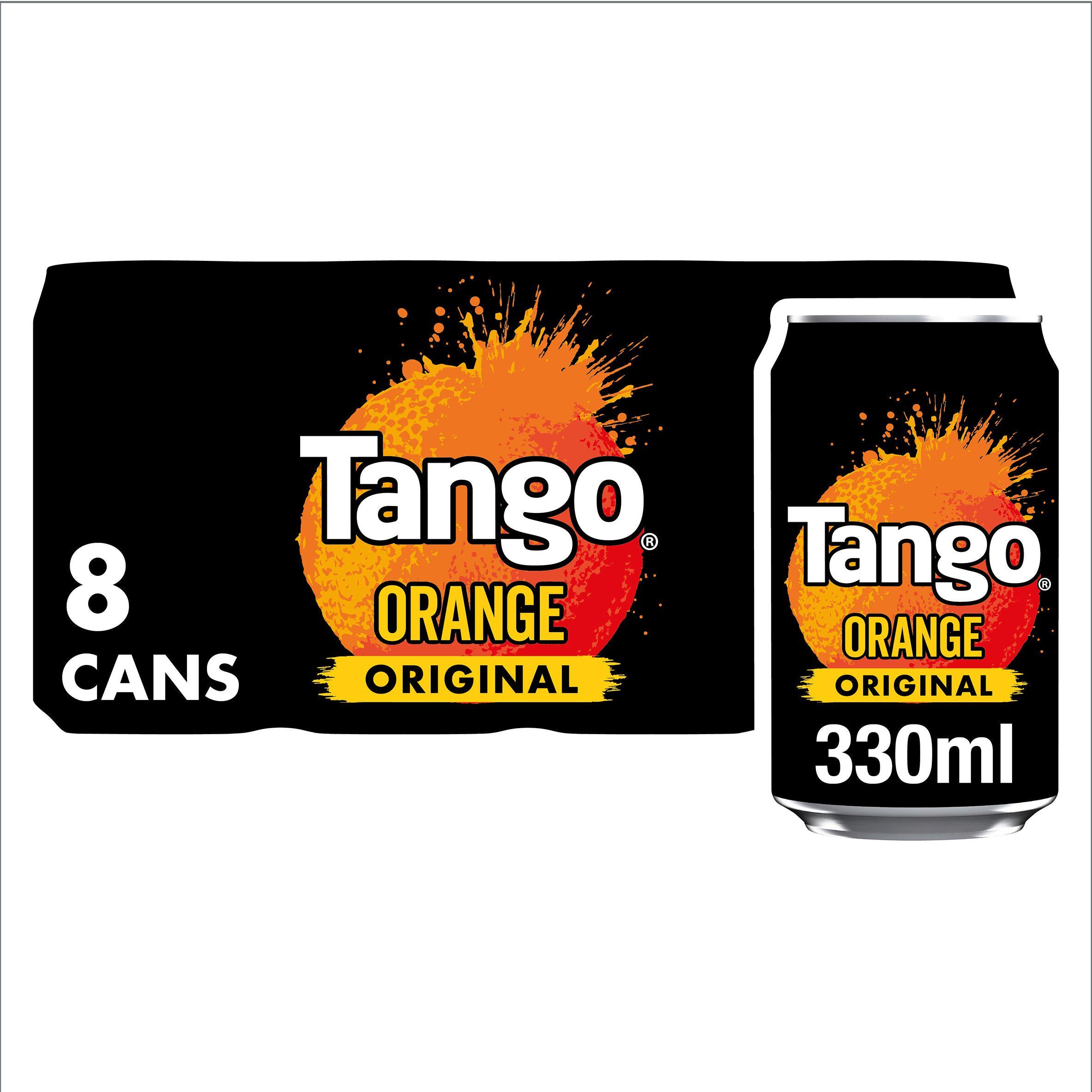 Tango Orange Original Can 8x330ml GOODS Sainsburys   