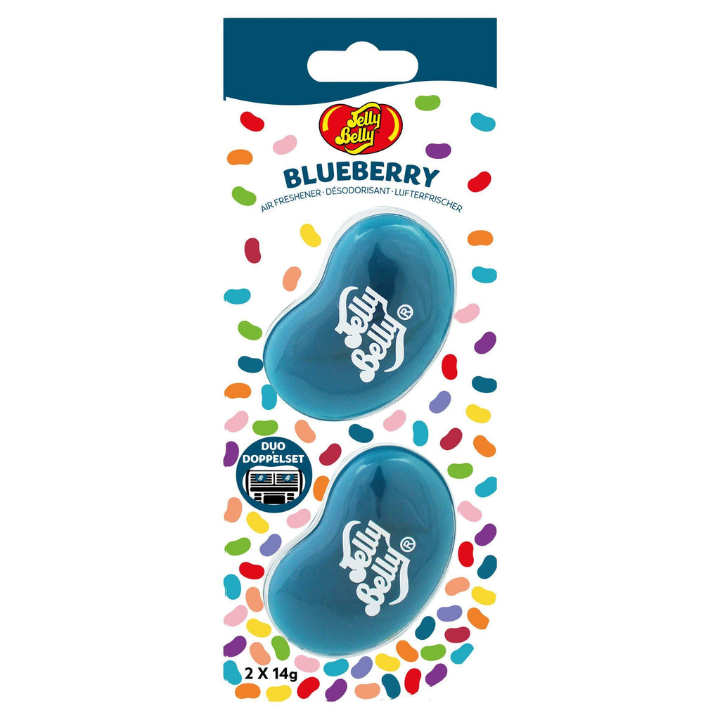 Jelly Belly Duo Twin Vent Air Freshener Blueberry