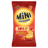 Jacob's Mini Cheddars 30% Less Fat Cheddar &amp; Paprika Baked Snacks Multipack 6x17g