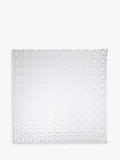 John Lewis Pebbles Square Shower Mat, Clear