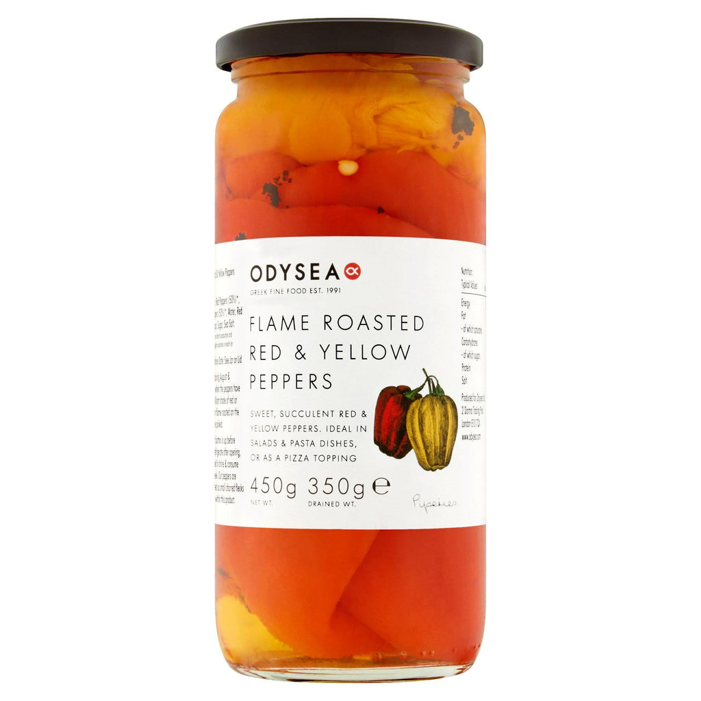 Odysea Roasted Red & Yellow Peppers 450g (350g*)