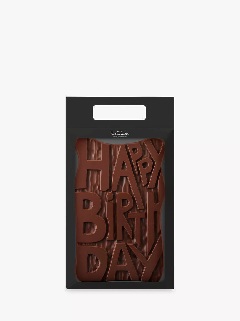 Hotel Chocolat Milk Chocolate Happy Birthday, 500g