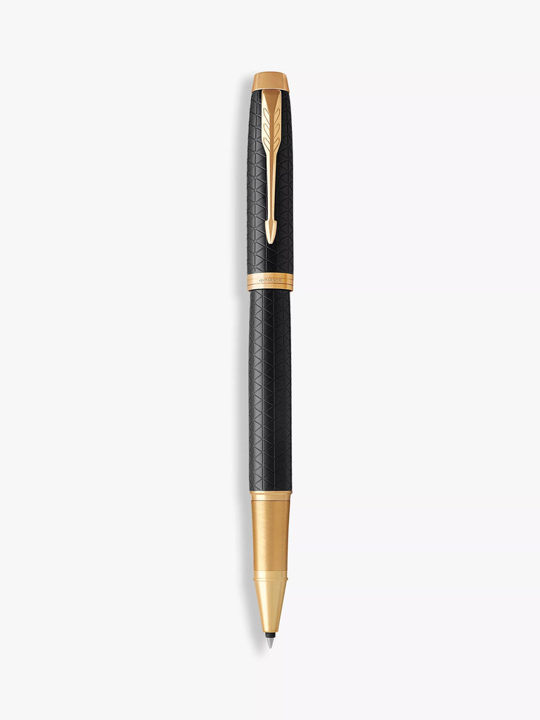 PARKER IM Premium Chiselled Rollerball Pen, Black