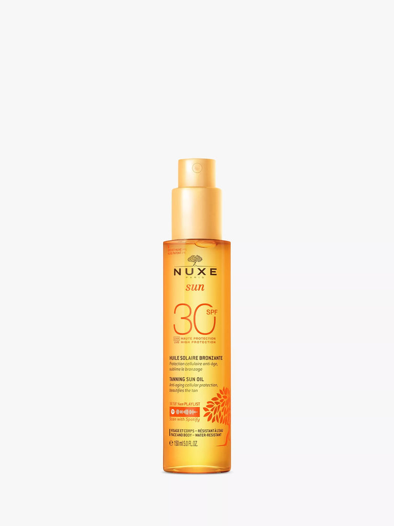 NUXE Sun Tanning Oil High Protection SPF 30 Face & Body, 150ml