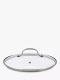 Eaziglide Glass Saucepan / Casserole Pan Lid, 24cm, Clear