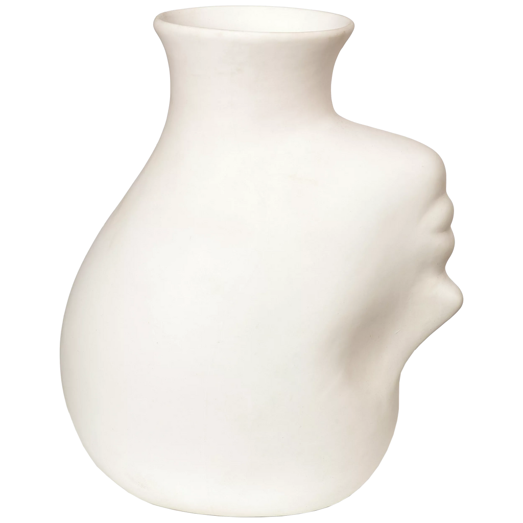 pols potten Upside Down Head Vase, H25cm, White