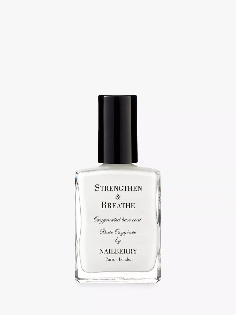 Nailberry Strengthen & Breathe Nail Polish Base Coat, 15ml