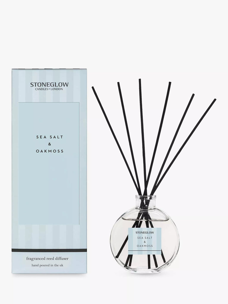 Stoneglow Modern Classic Sea Salt & Oakmoss Reed Diffuser, 120ml