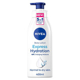 NIVEA Express Hydration Body Lotion for Normal Skin, 400ml Body Moisturisers Boots   