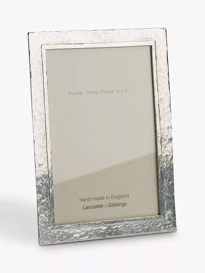 Lancaster and Gibbings Thurlestone Photo Frame, Pewter