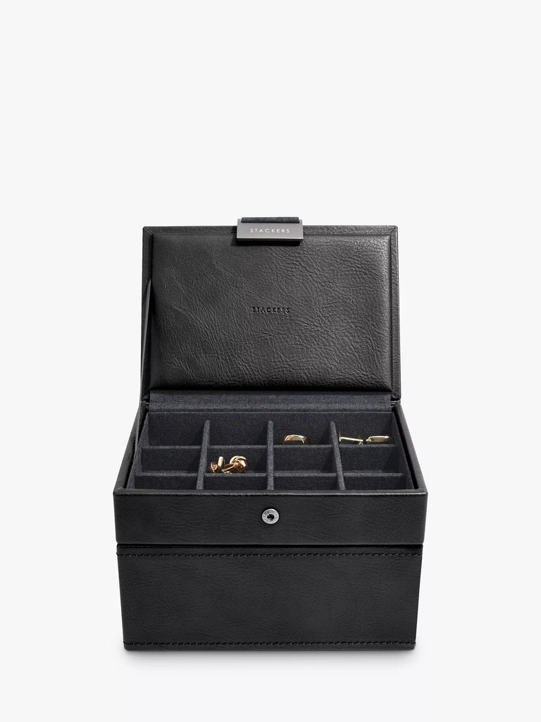 Stackers Men's Mini Watch & Cufflink Box