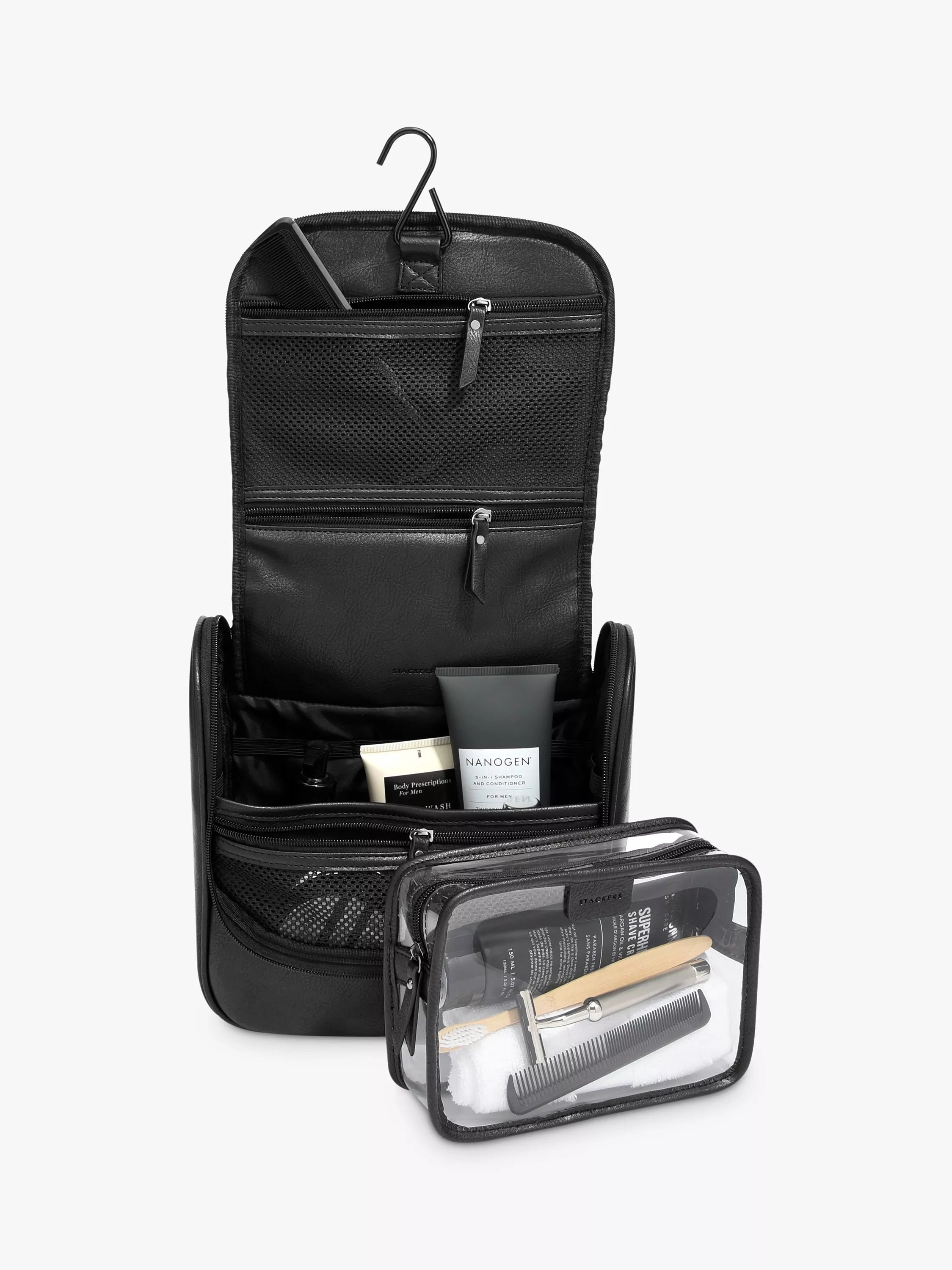 Stackers Men's Hanging Wash Bag - McGrocer