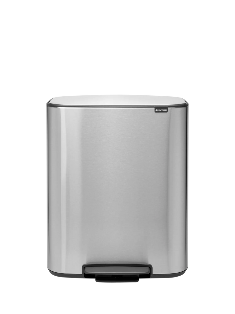 Brabantia Bo Pedal Recycling Bin, 30L & 30L