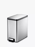 EKO Ecoslim Pedal Bin, Stainless Steel 8L