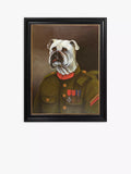 Brookpace Lascelles 'Alan The Dog' Framed Canvas, 41 x 36.5cm, Multi