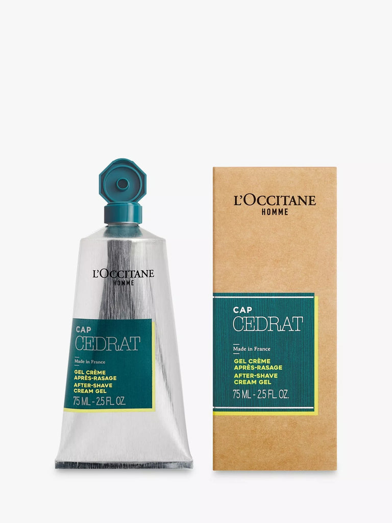 L'OCCITANE Homme Cap Cedrat After Shave Cream Gel, 75ml