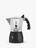 Bialetti Brikka Stove-top Espresso Coffee Maker, 2 Cups, 100ml, Black/Silver