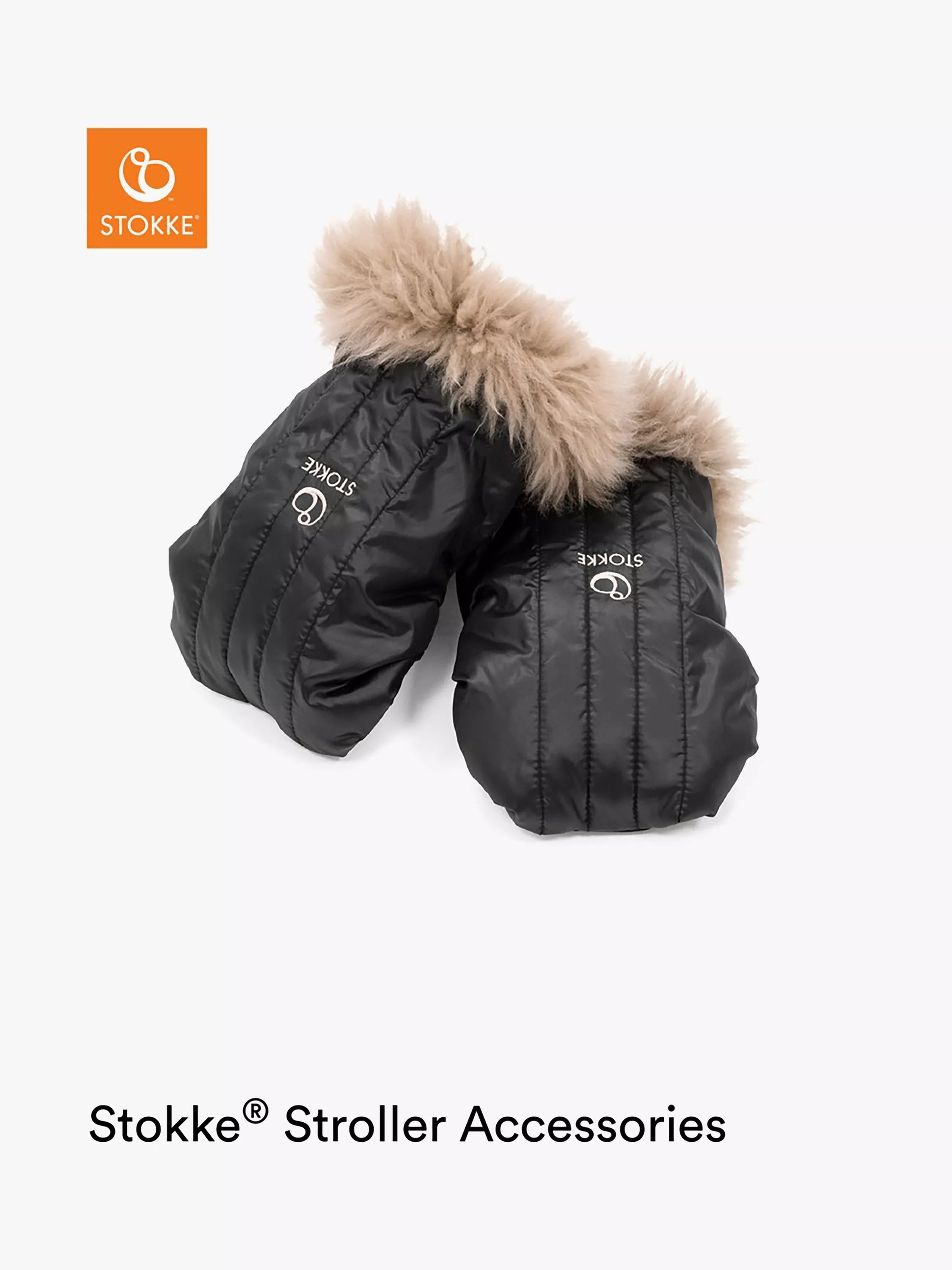 Stokke Stroller Mittens, Black - McGrocer