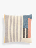 John Lewis ANYDAY Woven Colour Block Cushion, Multi