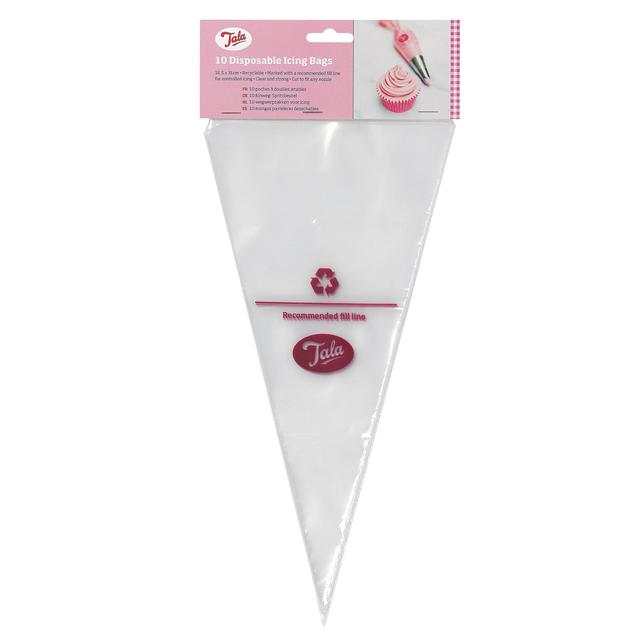 Tala 10 Disposable Recyclable Icing Bags   10 per pack