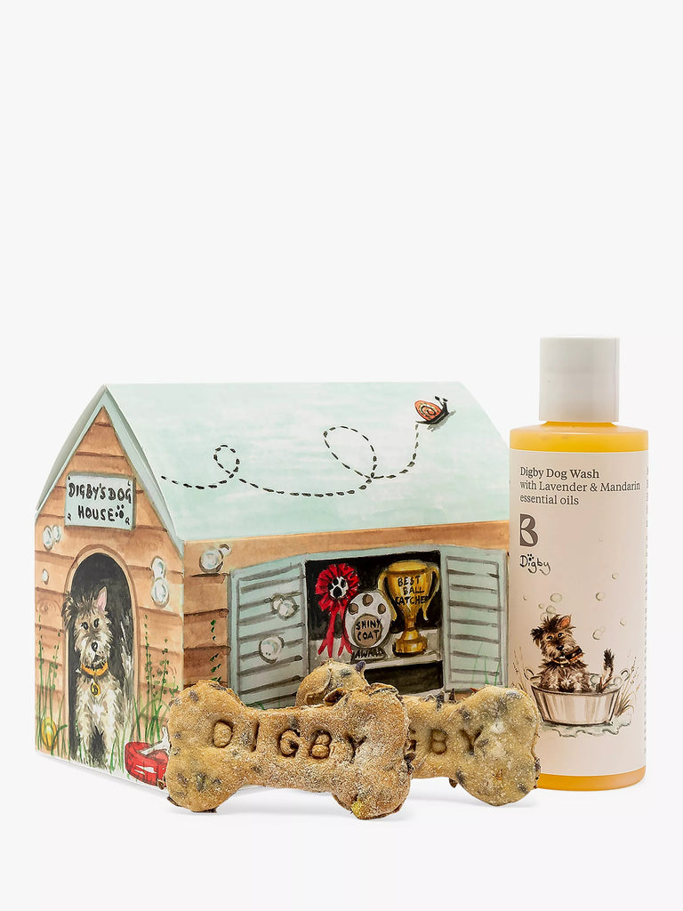 Bramley Digby Dog Wash & Biscuits Dog House Gift Set