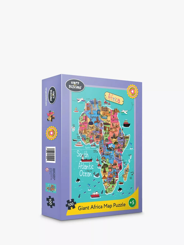 Very Puzzled Africa Map Puzzle, 100 Pieces