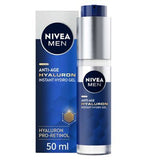 NIVEA MEN Anti-Age Hyaluron Face Gel Moisturiser with Hyaluronic Acid 50ml GOODS Boots   