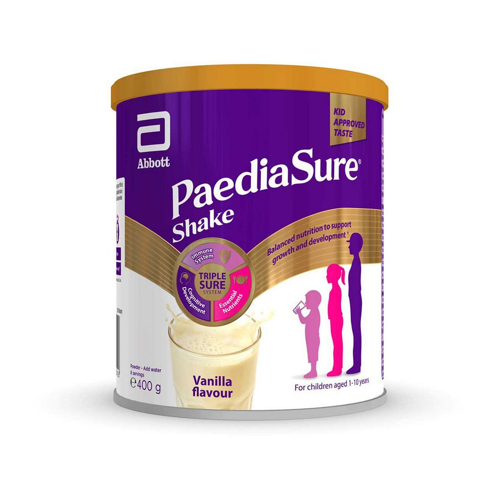 PaediaSure Shake, 400g, Vanilla Flavoured Nutritional Supplement Drink for Kids