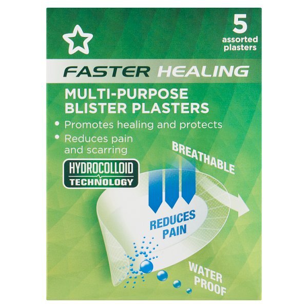 Superdrug Faster Healing Blister Waterproof Plasters X 5