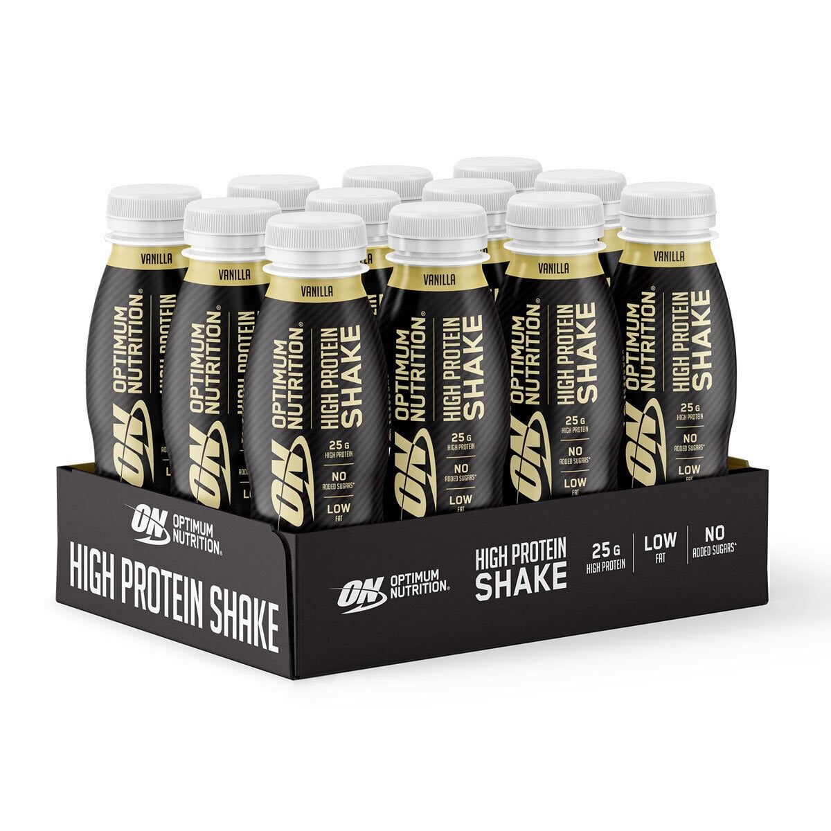 Optimum Nutrition High Protein Shake, Vanilla 12 x 330ml GOODS Costco UK