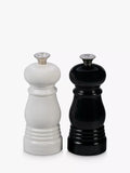 Le Creuset Salt and Pepper Mini Mills Gift Set, Black/White