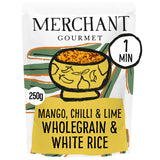 Merchant Gourmet Mango Chilli Lime Wholegrain & White Microwave Rice 250g GOODS Sainsburys   