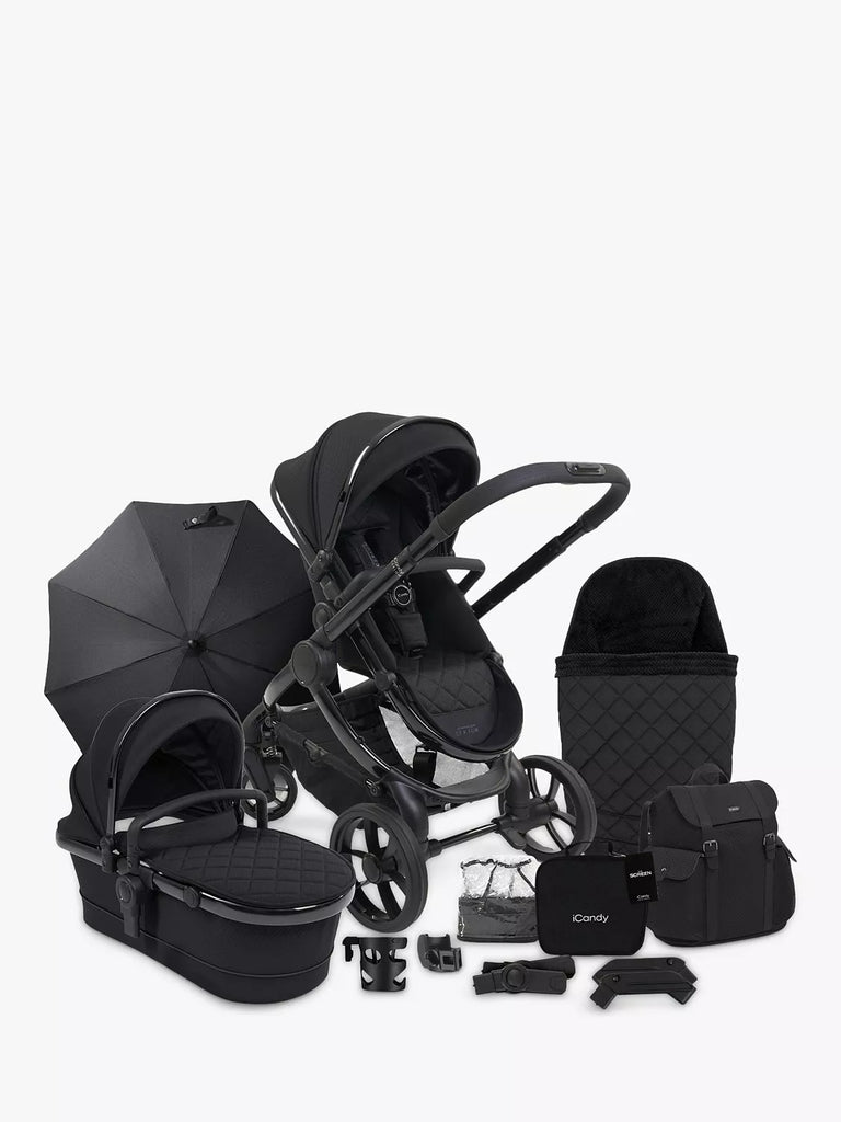 iCandy Peach 7 Designer Collection Pushchair & Accessories Bundle, Cerium