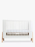 Gaia Baby Hera Cot, Scandi White/Natural