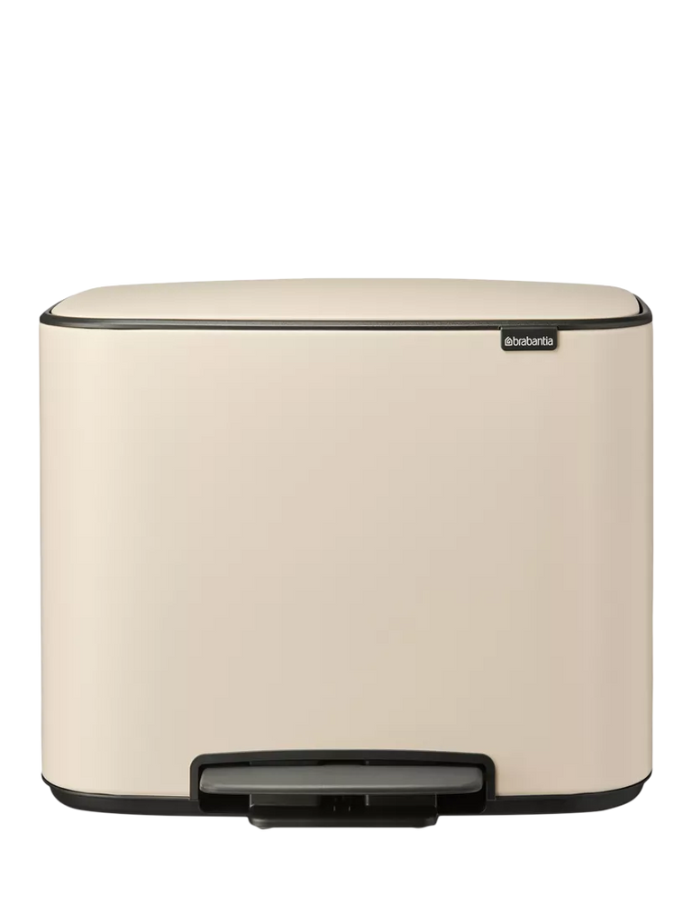 Brabantia Bo Pedal Bin, 36L, Soft Beige