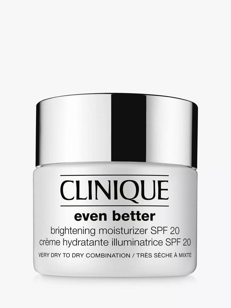 Clinique Even Better Brightening Moisturiser SPF 20, Very Dry/Dry Combination, 50ml