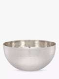 John Lewis Hammered Stainless Steel Small Serving Bowl, 12cm, Silver