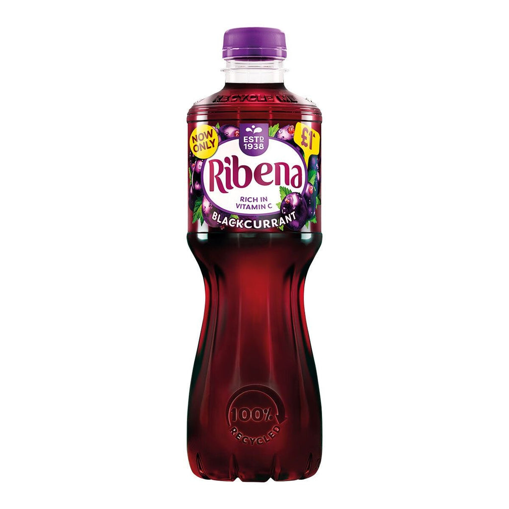 Ribena Blackcurrant PMP £1.00, 12 x 500ml