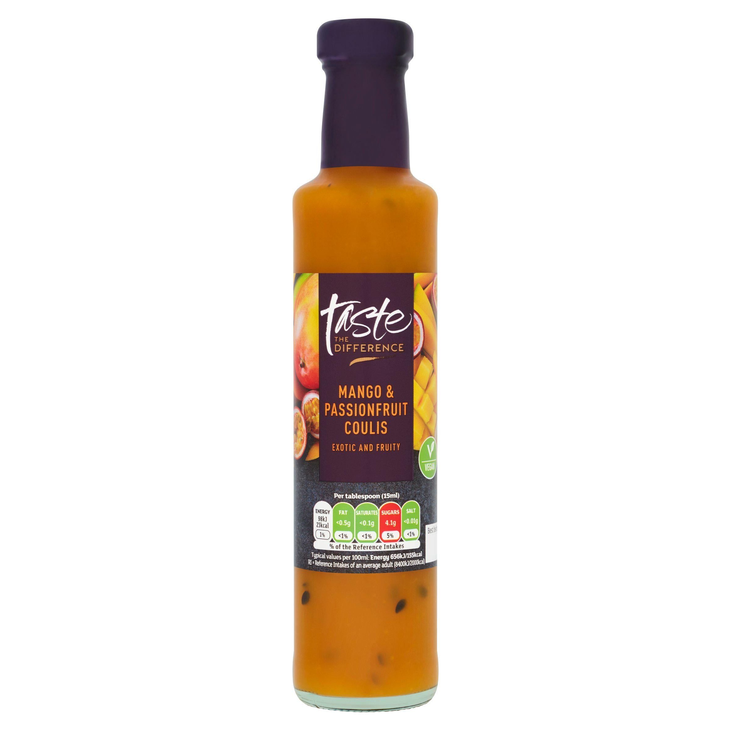 Sainsbury's Mango & Passionfruit Coulis, Taste the Difference 250g GOODS Sainsburys   