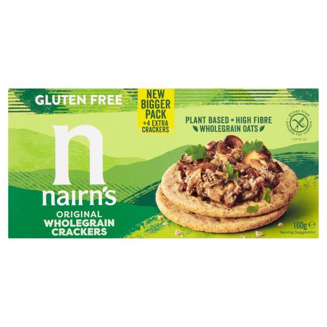 Nairns Gluten Free Wholegrain Crackers   160g